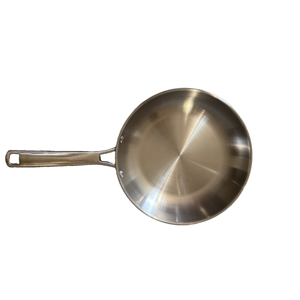 Calphalon 1390 10" Stainless Steel Frying Pan Skillet w Glass Lid Induction - Picture 3 of 12